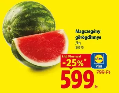 Magszegény görögdinnye /kg 80575
