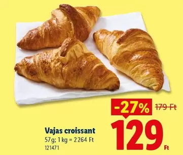 Vajas croissant