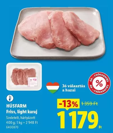 Friss, light karaj