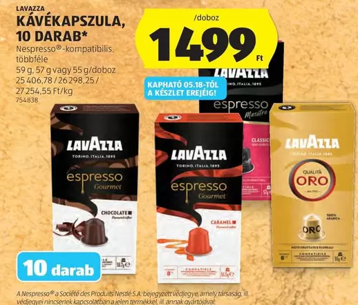 Kávékapszula, 10 Darab