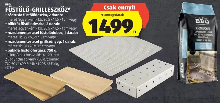 Füstölő-grilleszköz