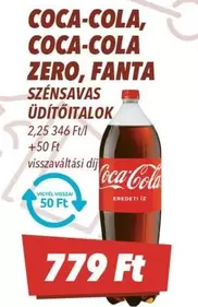 Coca Cola - COCA-COLA, COCA-COLA ZERO, FANTA SZÉNSAVAS ÜDÍTŐITALOK