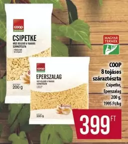 Csipetke, Eperszalag száraztészta