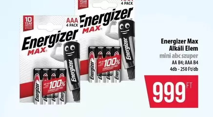 Alkáli Elem mini abc szuper AA B4; AAA B4