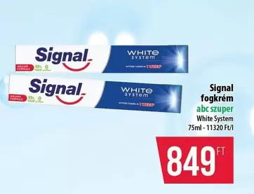 fogkrém abc szuper White System