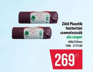 háztartási szemeteszsák