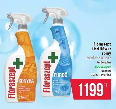 tisztítószer spray