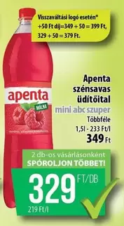 szénsavas üdítőital mini abc szuper