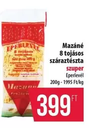 száraztészta