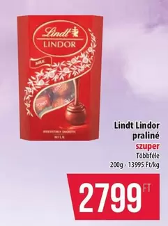 Lindor praliné