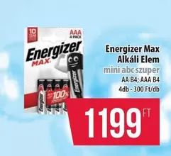 Alkáli Elem mini abc-szuper AA B4; AAA B4