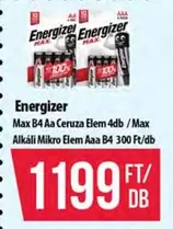 Max B4 Aa Ceruza Elem 4db / Max Alkáli Mikro Elem Aaa B4