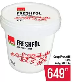 FRESHFÖL 20% ZSÍRTARTALOM