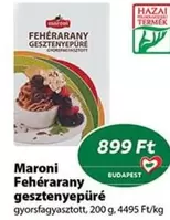 Fehérarany gesztenyepüré