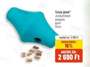 Jutalomfalat adagoló, gumi