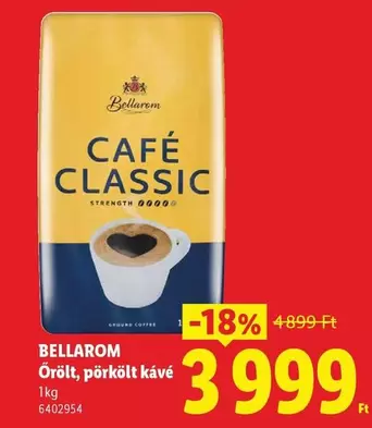 Őrölt, pörkölt kávé 1kg