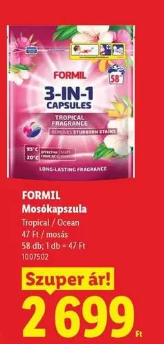 3-IN-1 CAPSULES TROPICAL FRAGRANCE