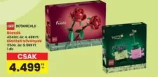 Lego - LEGO Botanicals Rózsa 40460, Kertész növények 40461