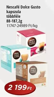 Dolce Gusto - Nescafé kapszula többféle 88-187,2g 11747-24989 Ft/kg