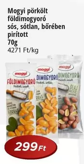 Mogyi pörkölt földimogyoró sós, sótlan, bőrében pirított