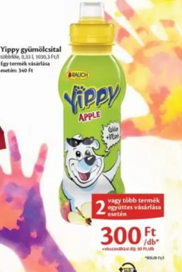 Apple - Yippy gyümölcsital