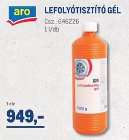 LEFOLYTÓTISZTÍTÓ GÉL Csz.: 646226