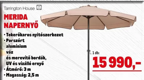 MERIDA NAPernyő