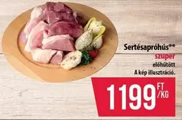 Sertésapróhús