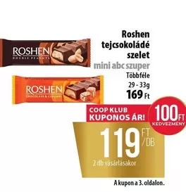 tejcsokoládé szelet mini abc szuper