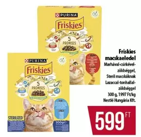 Friskies macskaeledel