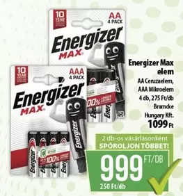 Max AA Ceruzaelem, AAA Mikroelem