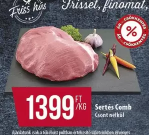 Sertés Comb Csont nélkül