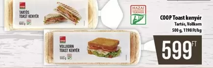 COOP Toast kenyér