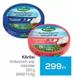 Körösi ömlesztett sajt
