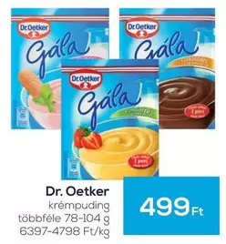 Gála krémpuding többféle