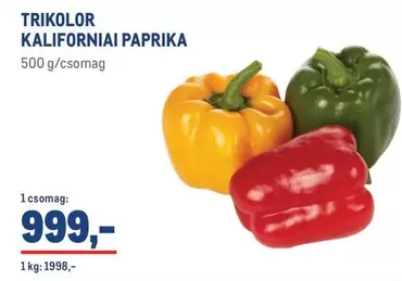 Paprika - TRIKOLOR KALIFORNIFAI PAPRIKA