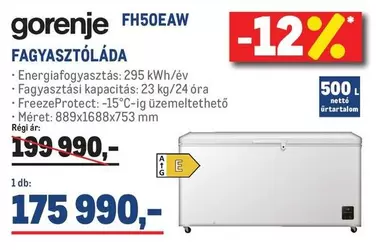 Gorenje - FH50EAW Fagyasztóláda