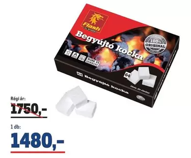 Flash - Begyújtó kocka