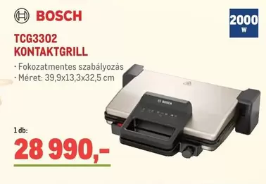 Bosch - TCG3302 KONTAKTGRILL