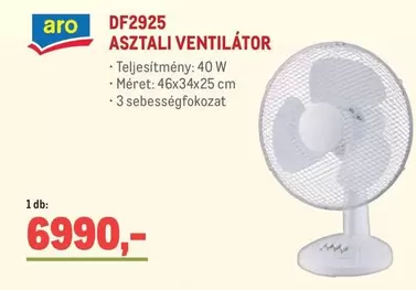 DF2925 ASZTALI VENTILÁTOR