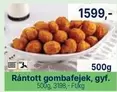 Rántott gombafejek