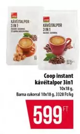 instant kávéitalpor 3in1
