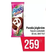 Panda - jégkrém