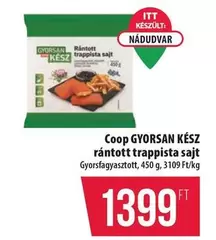rántott trappista sajt