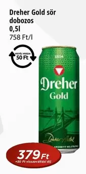 Dreher Gold sör