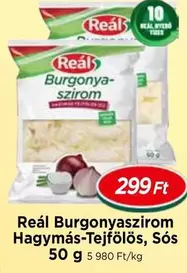 Burgonyaszirom Hagymás-Tejfölös, Sós