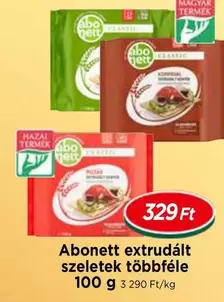 extrudált szeletek