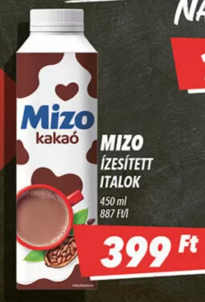 Mizo kakaó ízesített italok