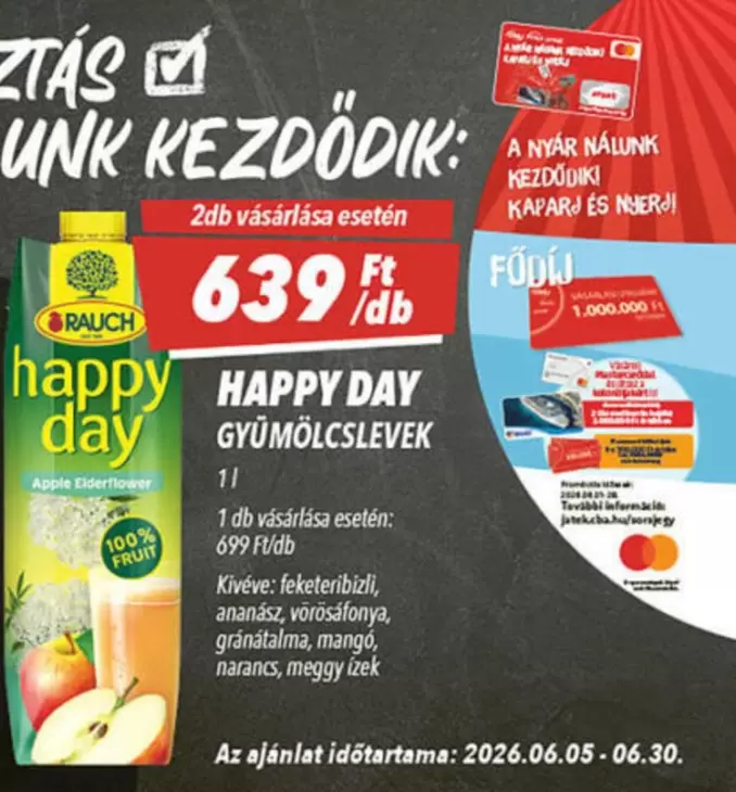 Apple - HAPPY DAY GYÜMÖLCSLEVEK