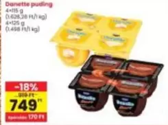 Danette pudding